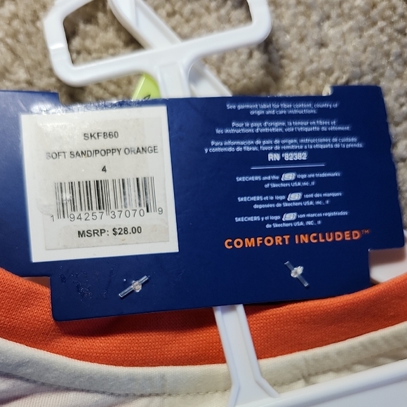 Skechers Cream and Orange Kids' Outfit - Picture 2 of 7